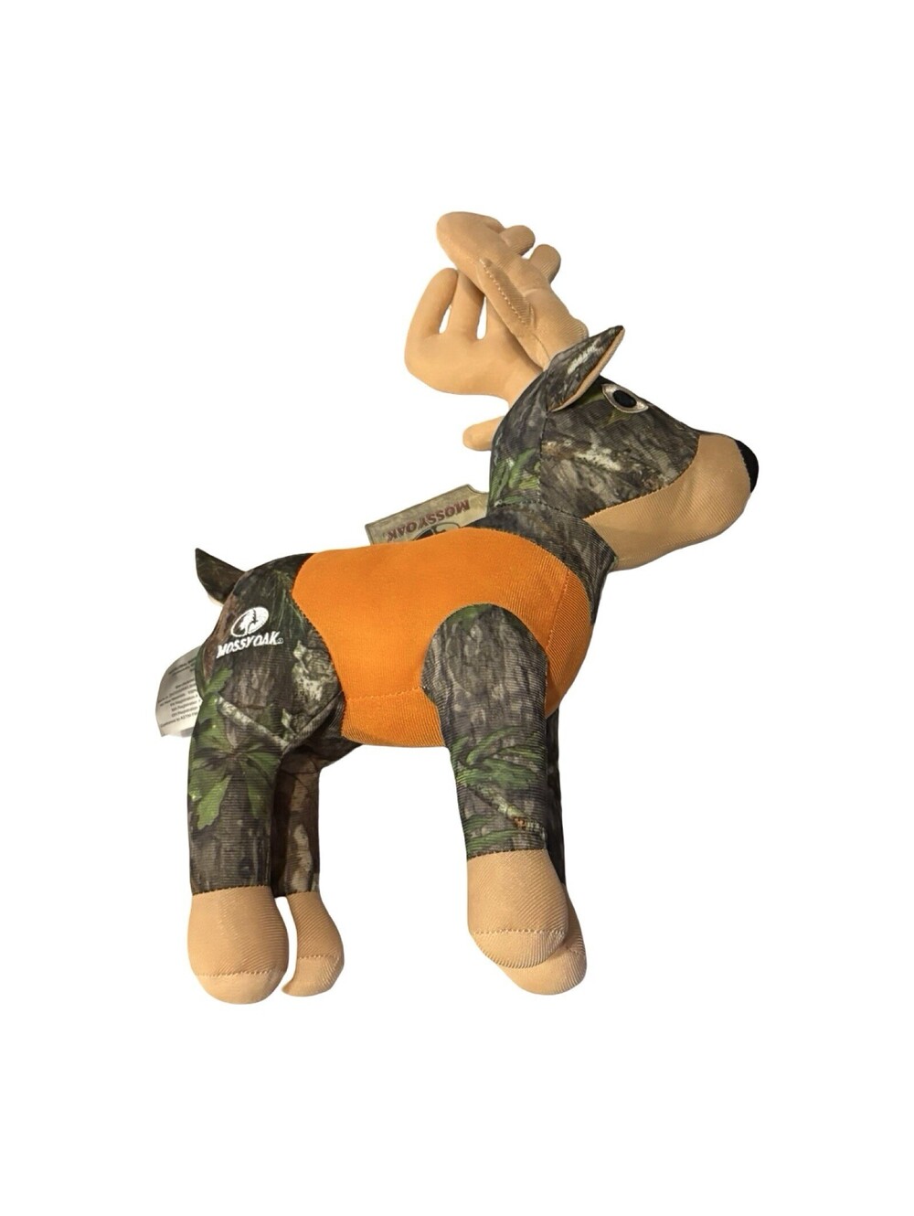 Mossy Oak Camouflage Buck Plush-Orange Vest-Appox. 16” x 11”-2020 Haas Outdoors